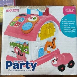 Pink Educational Animal House Toy